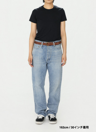 ナローテーパードカット / WOMEN'S 13.5OZ SELVEDGE DENIM NARROW TAPERED CUT (L丈) 詳細画像 Indigo 14