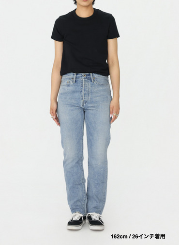 ナローテーパードカット / WOMEN'S 13.5OZ SELVEDGE DENIM NARROW TAPERED CUT (L丈) 詳細画像 Indigo 8