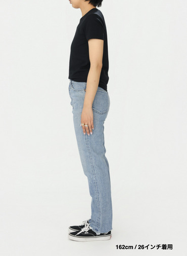 ナローテーパードカット / WOMEN'S 13.5OZ SELVEDGE DENIM NARROW TAPERED CUT (L丈) 詳細画像 Indigo 9