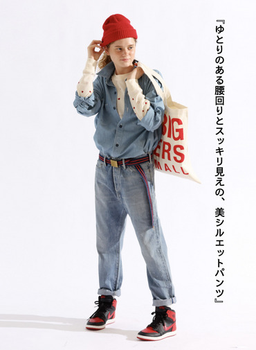 ナローテーパードカット / WOMEN'S 13.5OZ SELVEDGE DENIM NARROW TAPERED CUT (L丈) 詳細画像 Indigo 1