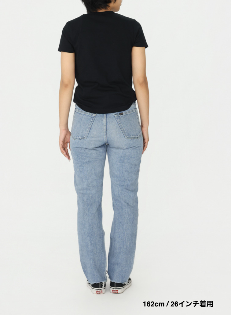 ナローテーパードカット / WOMEN'S 13.5OZ SELVEDGE DENIM NARROW TAPERED CUT (L丈) 詳細画像 Indigo 10