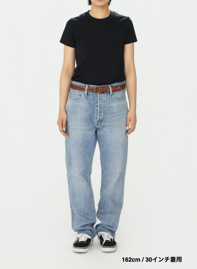 ナローテーパードカット / WOMEN'S 13.5OZ SELVEDGE DENIM NARROW TAPERED CUT (L丈) 詳細画像 Indigo 14