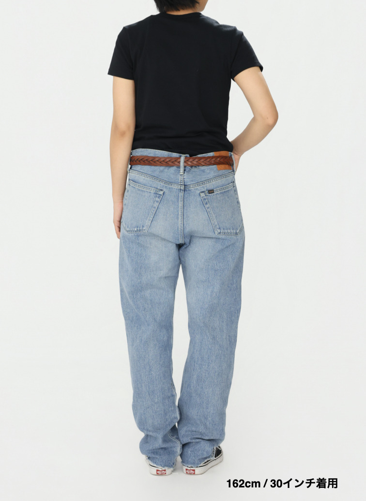 ナローテーパードカット / WOMEN'S 13.5OZ SELVEDGE DENIM NARROW TAPERED CUT (L丈) 詳細画像 Indigo 16