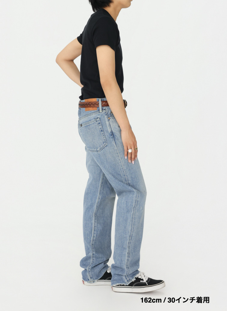 ナローテーパードカット / WOMEN'S 13.5OZ SELVEDGE DENIM NARROW TAPERED CUT (L丈) 詳細画像 Indigo 17