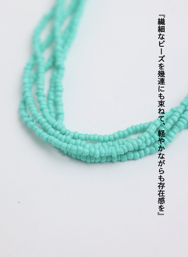 ビーズネックレス / VINTAGE BEES 詳細画像 Turquoise Blue 3