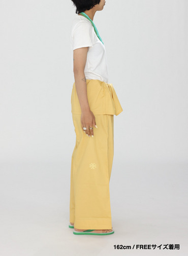 サドールパンツ / Drawstring Cotton Sador Pants 詳細画像 Yellow 10