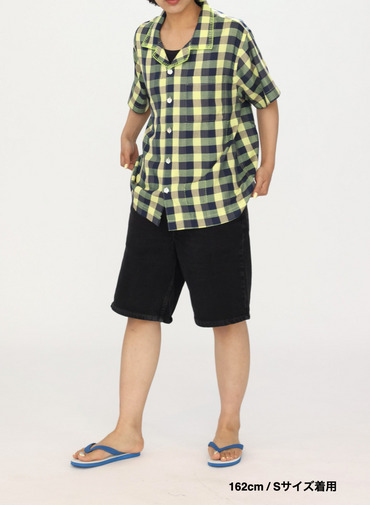 キャンプシャツ / Contrast Stitch Pah-Kaow-Mah Camp Shirt 詳細画像 Green 12
