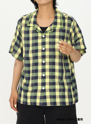 キャンプシャツ / Contrast Stitch Pah-Kaow-Mah Camp Shirt 詳細画像 Green 16