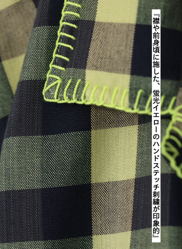キャンプシャツ / Contrast Stitch Pah-Kaow-Mah Camp Shirt 詳細画像 Green 8