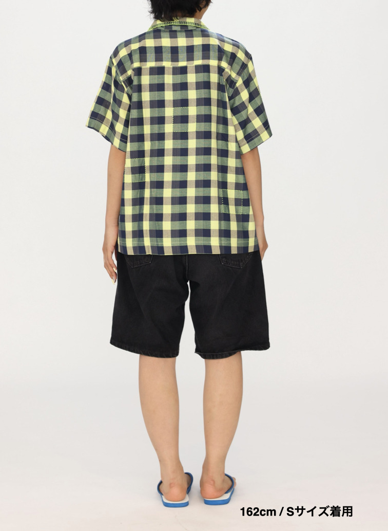 キャンプシャツ / Contrast Stitch Pah-Kaow-Mah Camp Shirt 詳細画像 Green 11