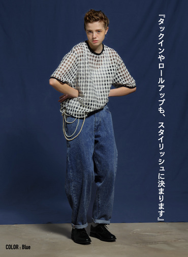 ルーズテーパードジーンズ Exclusive for KELEN 詳細画像 Blue 4