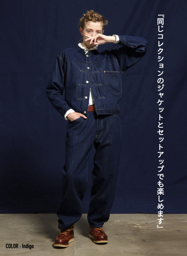 ルーズテーパードジーンズ Exclusive for KELEN 詳細画像 Indigo 4