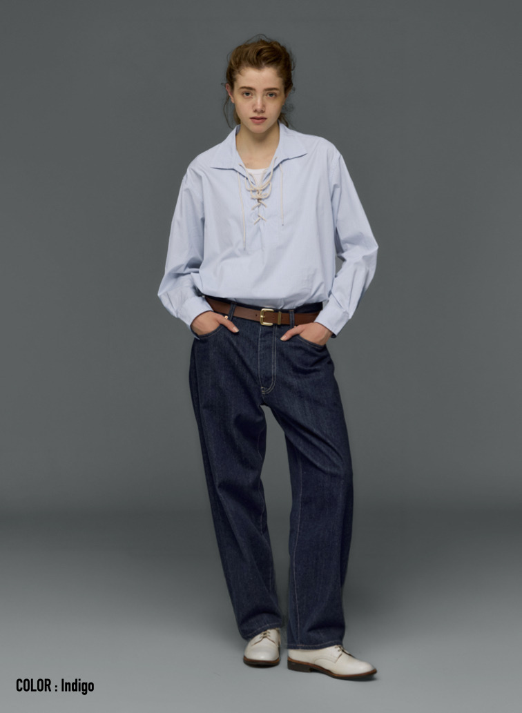 ルーズテーパードジーンズ Exclusive for KELEN 詳細画像 Indigo 11
