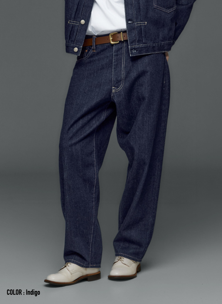 ルーズテーパードジーンズ Exclusive for KELEN 詳細画像 Indigo 15