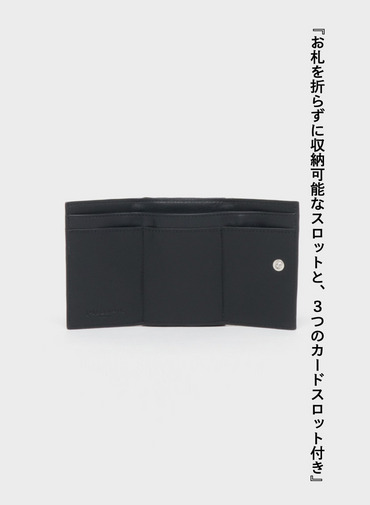 スタッズ ウォレット / FOLD WALLET WITH STUDS 詳細画像 Black 3