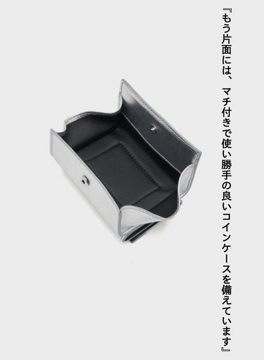 スタッズ ウォレット / FOLD WALLET WITH STUDS 詳細画像 Silver 4