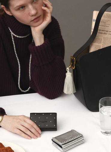 スタッズ ウォレット / FOLD WALLET STUDDED 詳細画像 Black 7