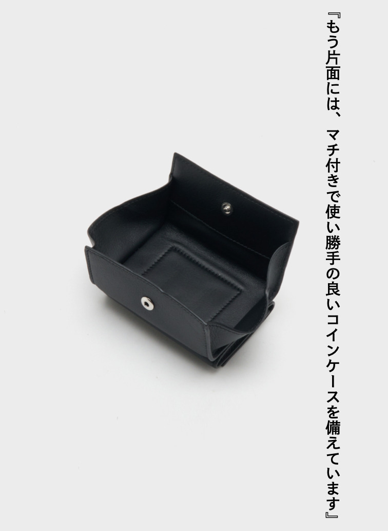 スタッズ ウォレット / FOLD WALLET STUDDED 詳細画像 Black 5