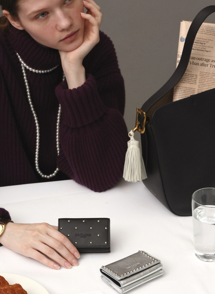 スタッズ ウォレット / FOLD WALLET STUDDED 詳細画像 Black 7