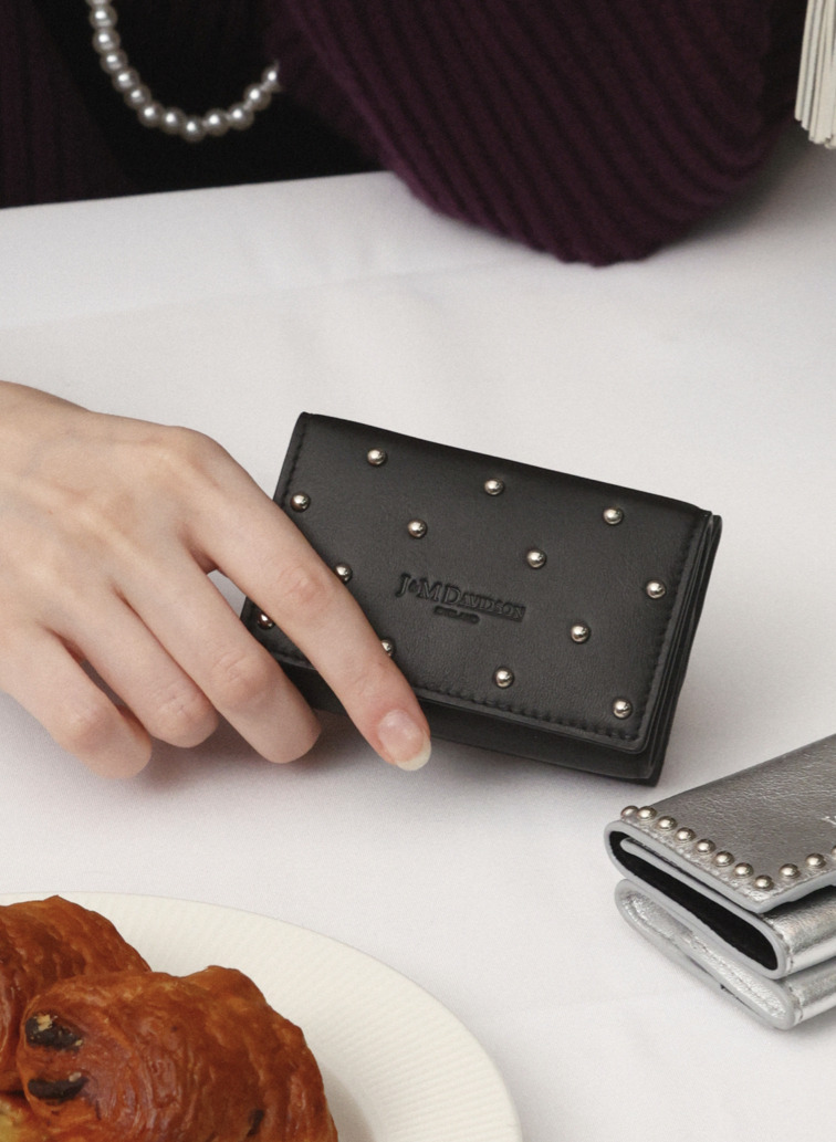 スタッズ ウォレット / FOLD WALLET STUDDED 詳細画像 Black 8
