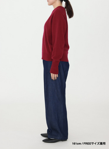【別注】Vネックニット / FILL VNECK KNIT 詳細画像 Wine Red 13