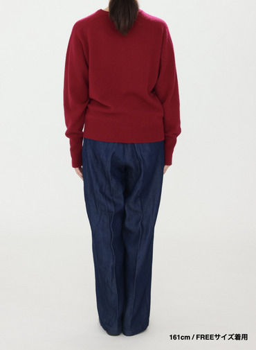 【別注】Vネックニット / FILL VNECK KNIT 詳細画像 Wine Red 14