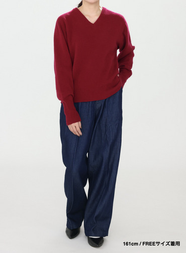【別注】Vネックニット / FILL VNECK KNIT 詳細画像 Wine Red 15