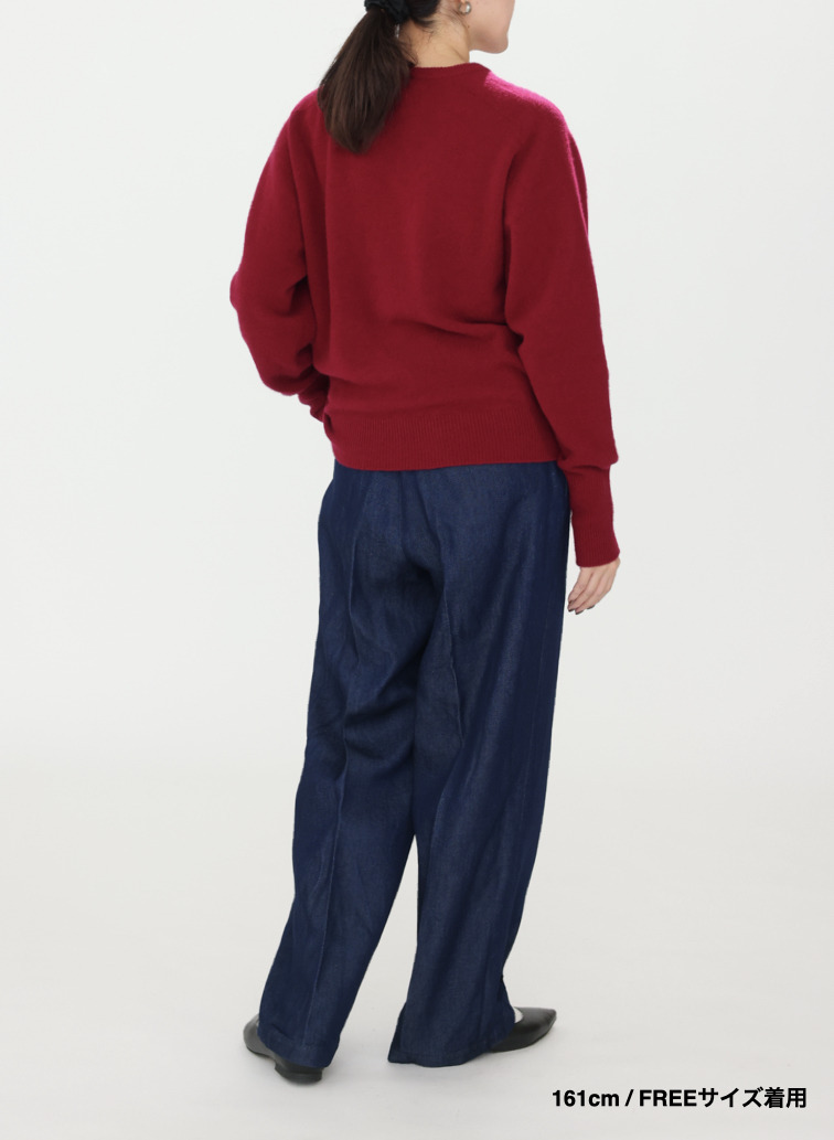 【別注】Vネックニット / FILL VNECK KNIT 詳細画像 Wine Red 17