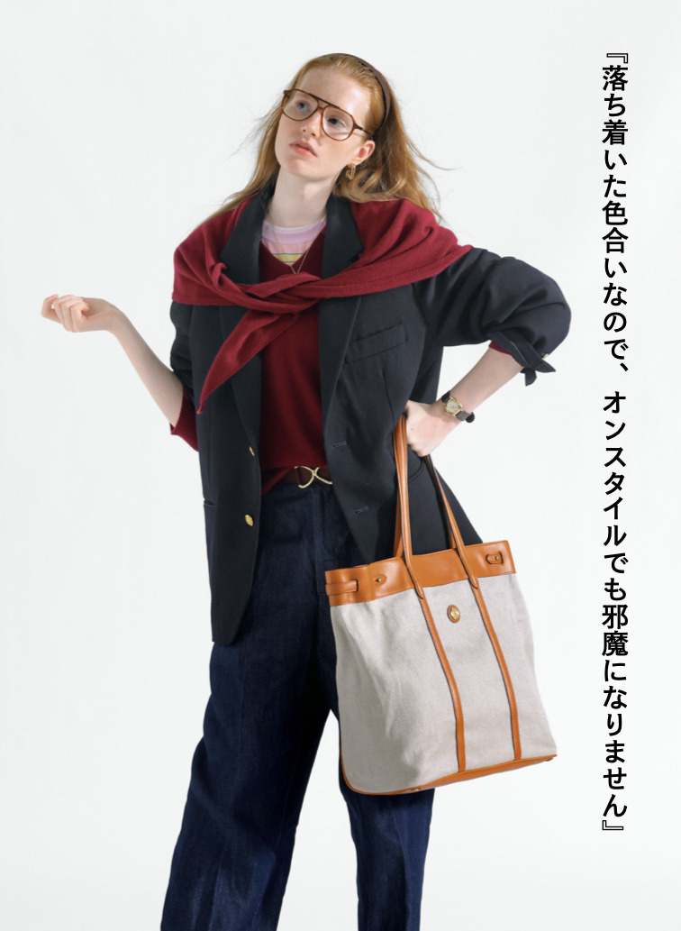 【別注】Vネックニット / FILL VNECK KNIT 詳細画像 Wine Red 5