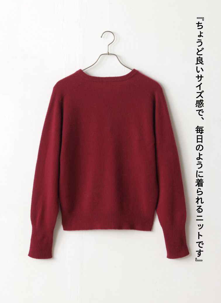 【別注】Vネックニット / FILL VNECK KNIT 詳細画像 Wine Red 7
