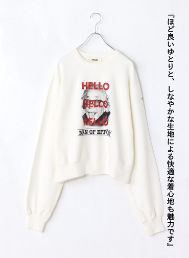 スウェット / HELLO SWEAT【CLU&Eacute;L別注】 詳細画像 Red 5