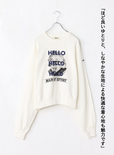 スウェット / HELLO SWEAT【CLU&Eacute;L別注】 詳細画像 Blue 5