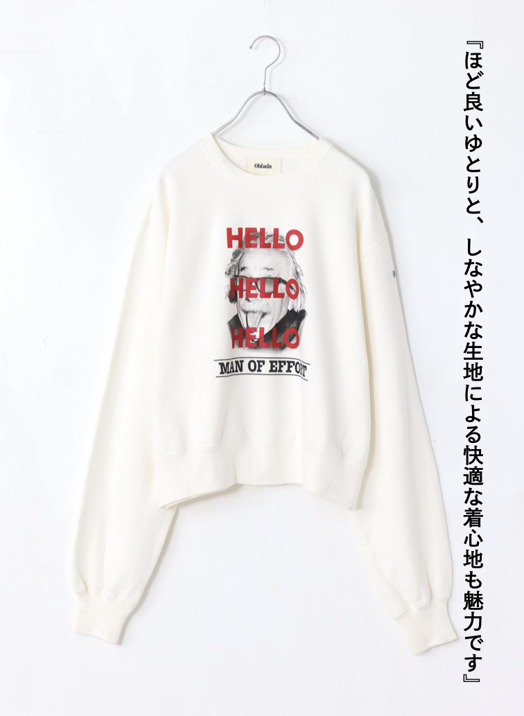 スウェット / HELLO SWEAT【CLU&Eacute;L別注】 詳細画像 Red 5