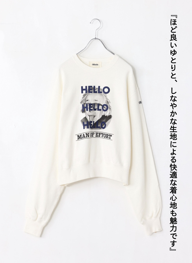 スウェット / HELLO SWEAT【CLU&Eacute;L別注】 詳細画像 Blue 5