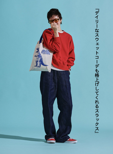 デニムパンツ / STEADY PANTS【別注】 詳細画像 Indigo 5