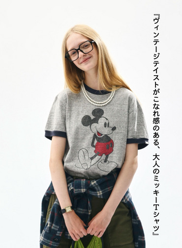ミッキーTシャツ / MICKEY TEE 詳細画像 Gray 1
