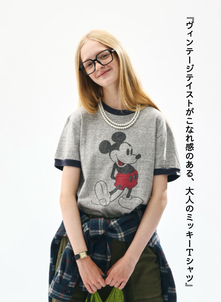 ミッキーTシャツ / MICKEY TEE 詳細画像 Gray 1