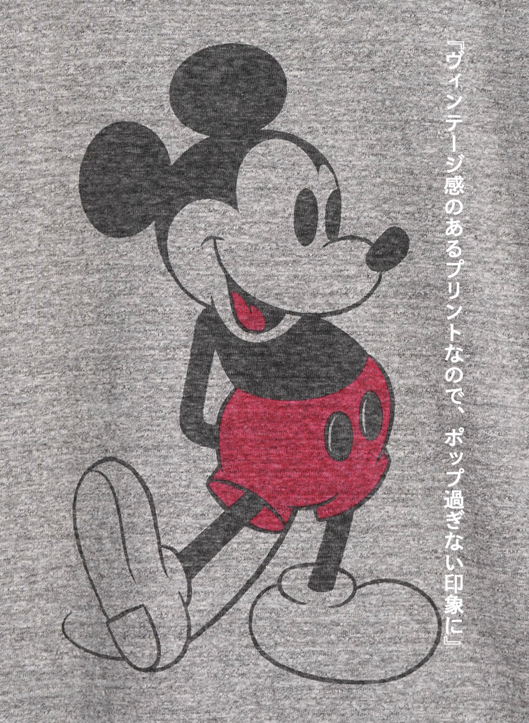 ミッキーTシャツ / MICKEY TEE 詳細画像 Gray 14