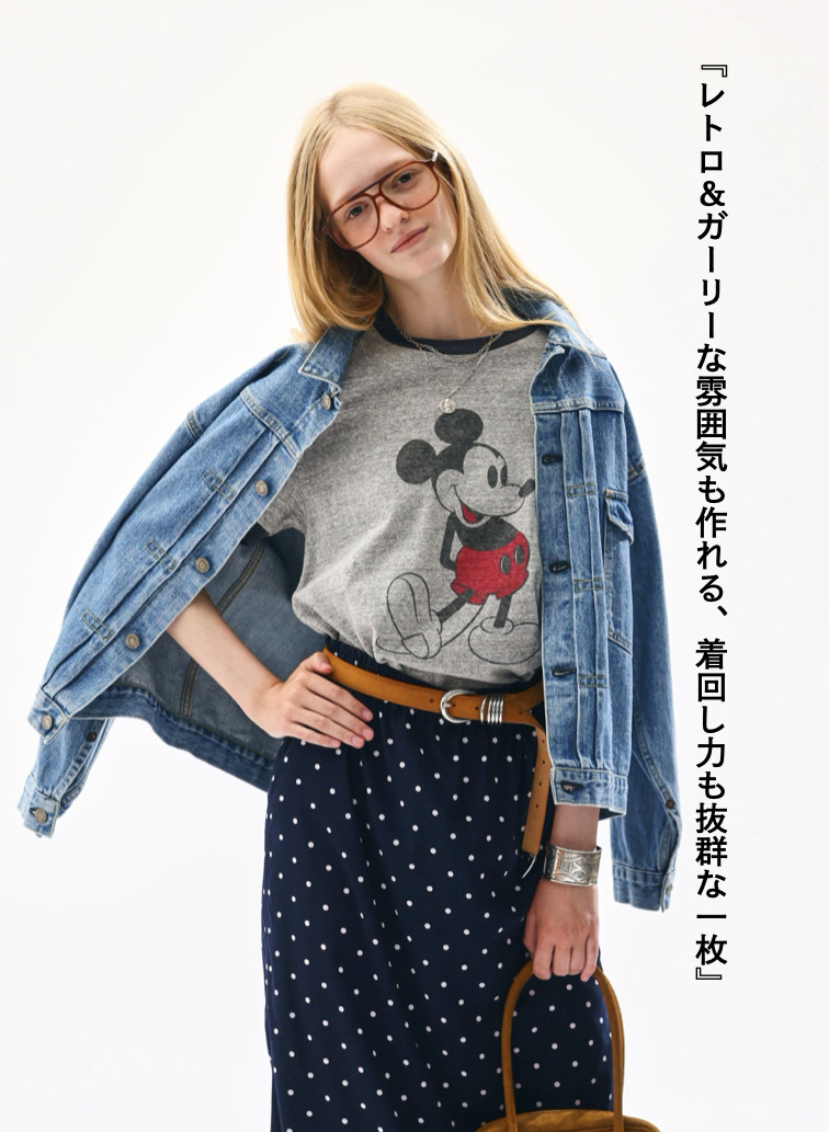 ミッキーTシャツ / MICKEY TEE 詳細画像 Gray 4