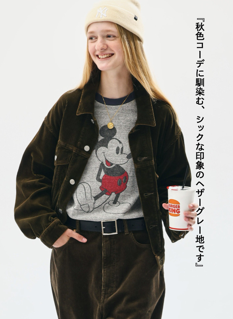 ミッキーTシャツ / MICKEY TEE 詳細画像 Gray 6