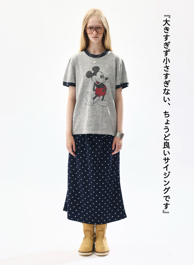 ミッキーTシャツ / MICKEY TEE 詳細画像 Gray 7