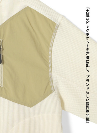 ワッフルカーディガン / WAFFLE CARDIGAN 詳細画像 Ivory 5