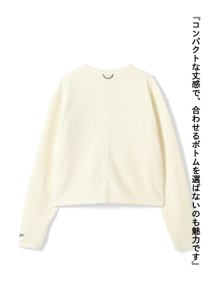 ワッフルカーディガン / WAFFLE CARDIGAN 詳細画像 Ivory 2