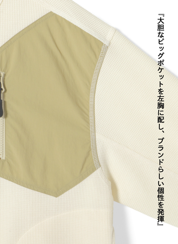 ワッフルカーディガン / WAFFLE CARDIGAN 詳細画像 Ivory 5