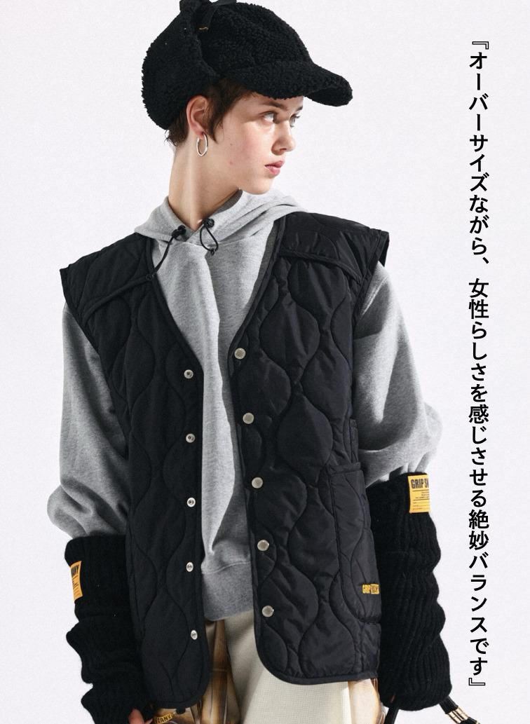 タックスリーブフーディー / TUCKED SLEEVE SLIT HOODIE 詳細画像 Gray 8