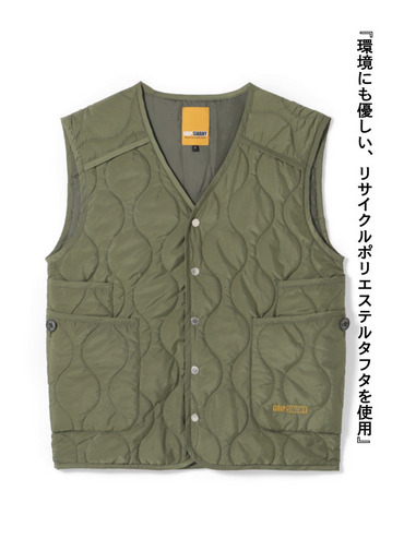 キルティングベスト / QUILTING VEST 詳細画像 Olive 4