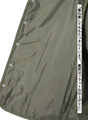 キルティングベスト / QUILTING VEST 詳細画像 Olive 9