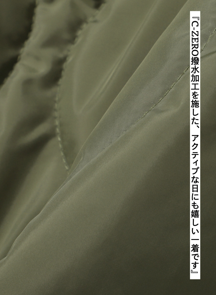 キルティングベスト / QUILTING VEST 詳細画像 Olive 8
