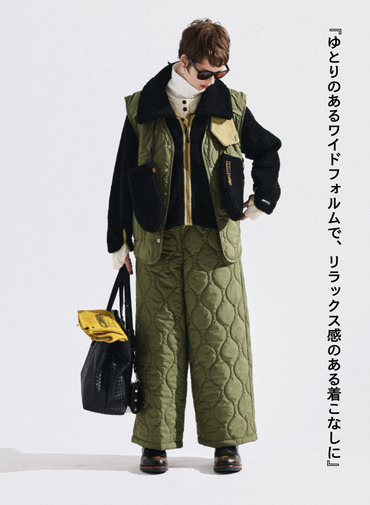 キルティングパンツ / QUILTING PANTS 詳細画像 Olive 2