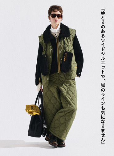 キルティングパンツ / QUILTING PANTS 詳細画像 Olive 4